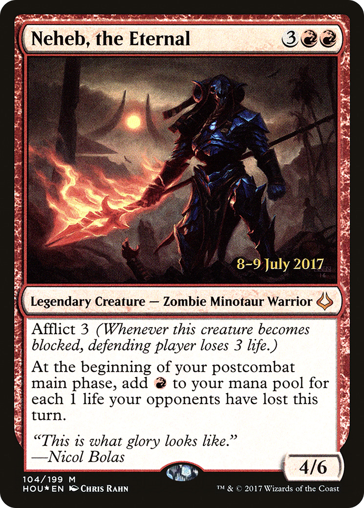 Neheb, the Eternal (104) Foil - Hour of Devastation Promos