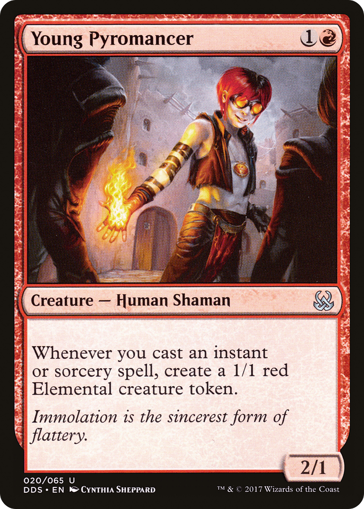 Young Pyromancer (020) - Duel Decks: Mind vs. Might
