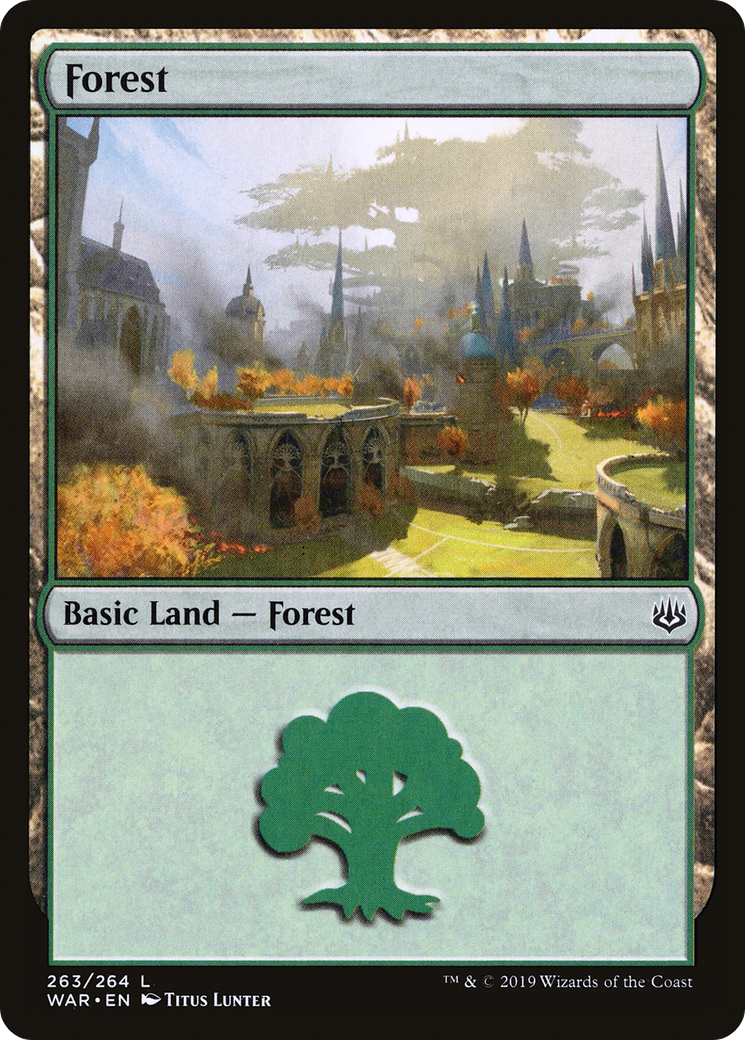 Forest (263) Foil - War of the Spark
