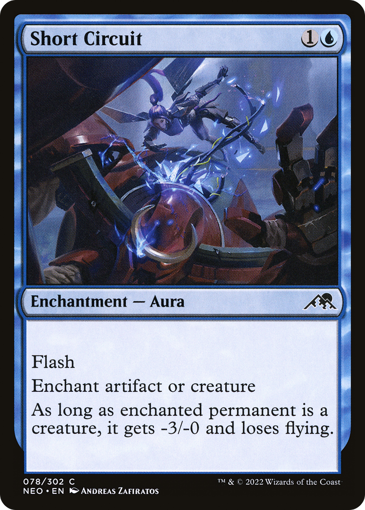 Short Circuit (078) Foil - Kamigawa: Neon Dynasty