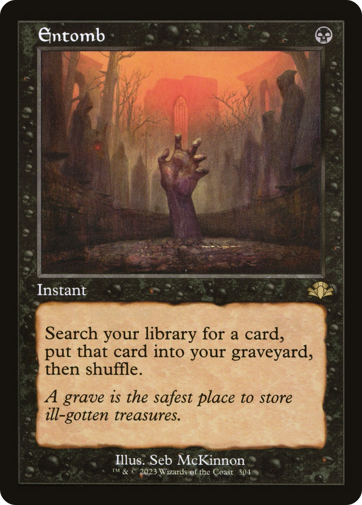 Entomb (Retro) (304) Foil - Dominaria Remastered