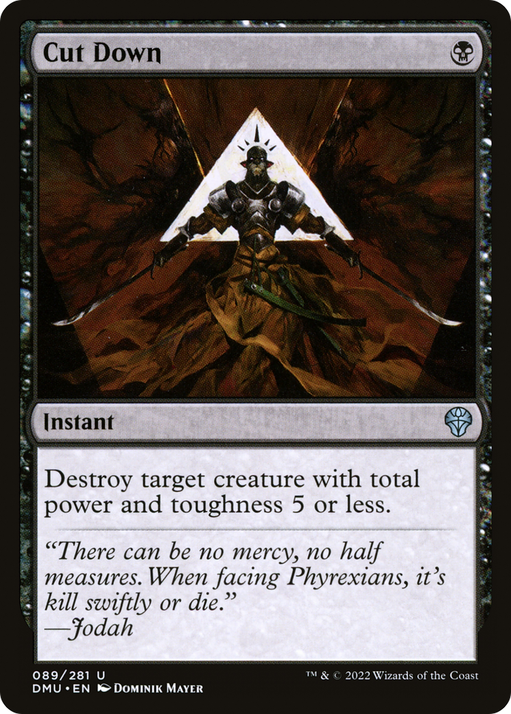 Cut Down (089) Foil - Dominaria United