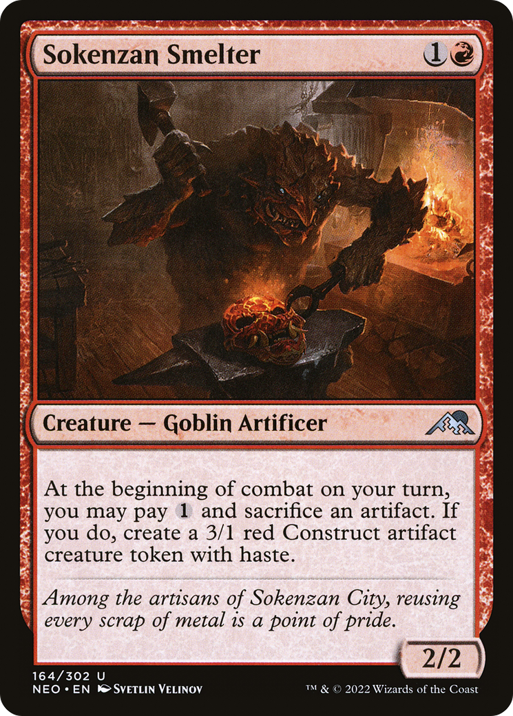 Sokenzan Smelter (164) Foil - Kamigawa: Neon Dynasty