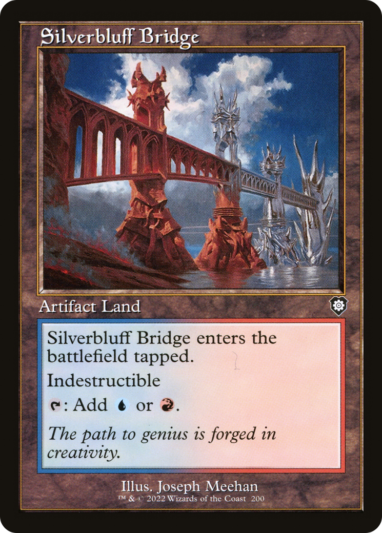 Silverbluff Bridge (Retro) (200) - The Brothers' War Commander