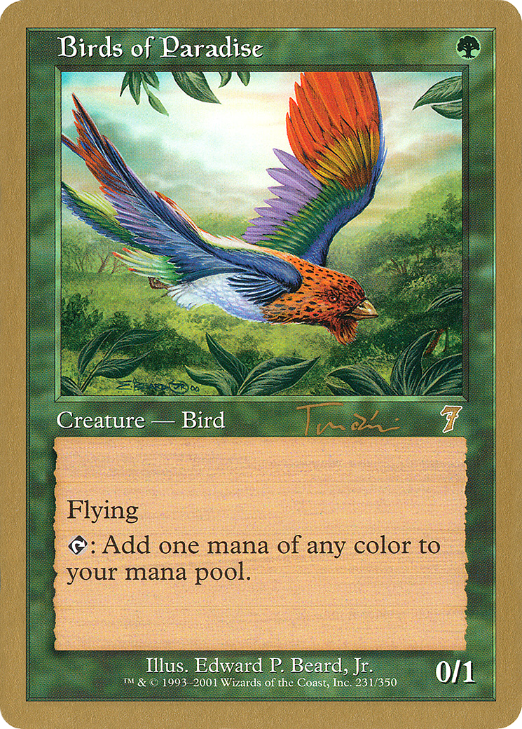 Birds of Paradise (Retro) (jt231) - World Championship Decks 2001
