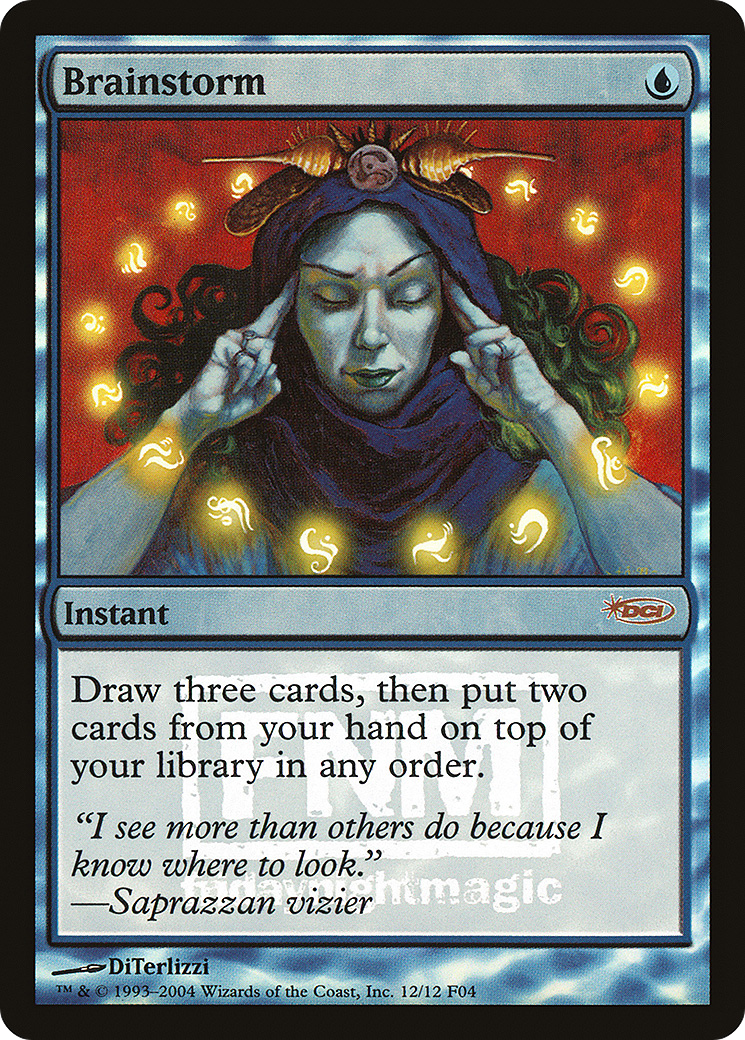 Brainstorm (012) Foil - Friday Night Magic 2004