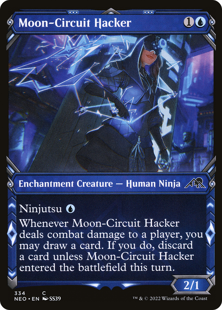 Moon-Circuit Hacker (Showcase) (334) - Kamigawa: Neon Dynasty