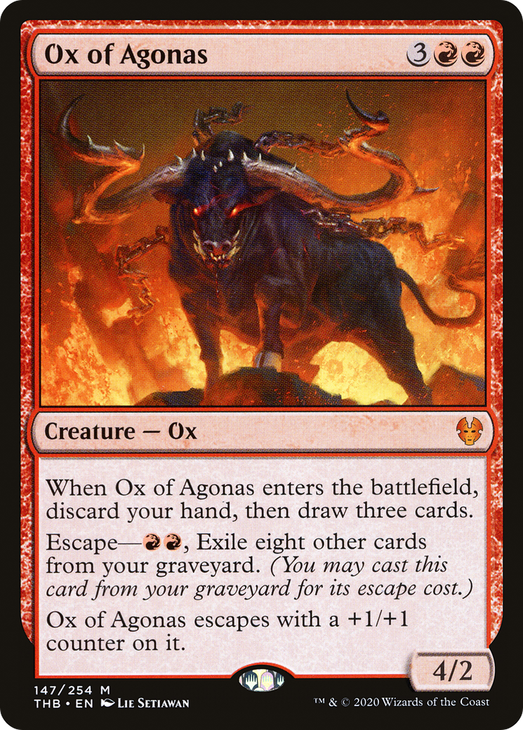 Ox of Agonas (147) Foil - Theros Beyond Death