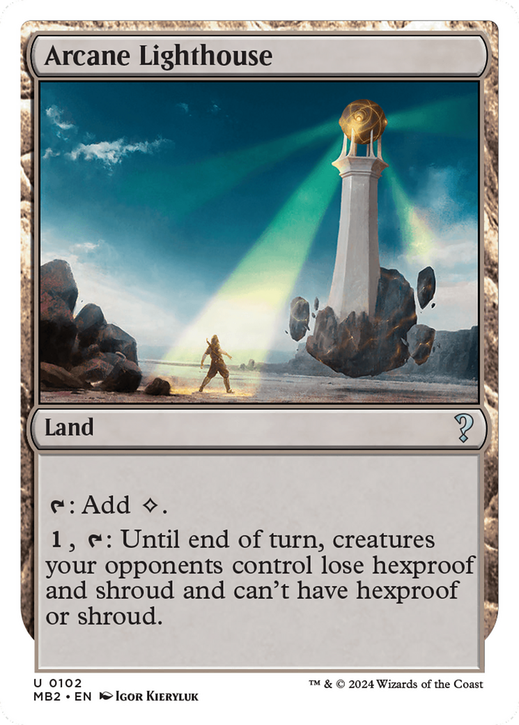 Arcane Lighthouse (White Border) (102) - Mystery Booster 2