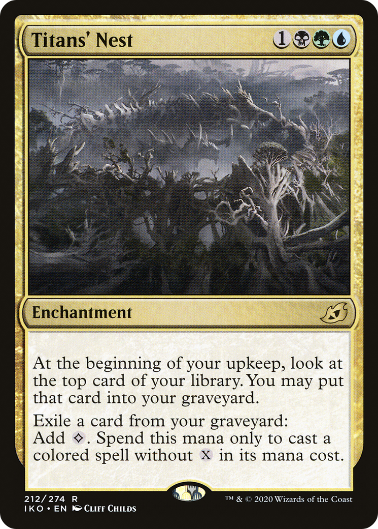 Titans' Nest (212) Foil - Ikoria: Lair of Behemoths