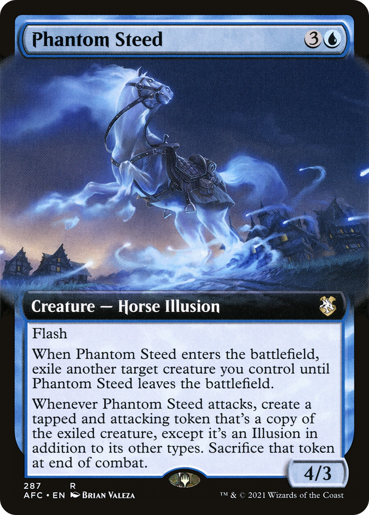 Phantom Steed (Extended Art) (287) - Forgotten Realms Commander