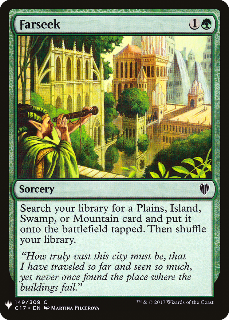 Farseek (C17-149) - The List