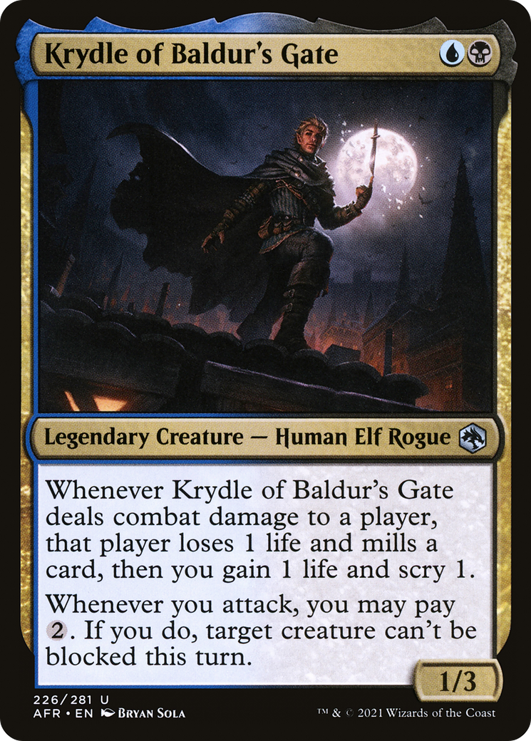 Krydle of Baldur's Gate (226) Foil - Adventures in the Forgotten Realms