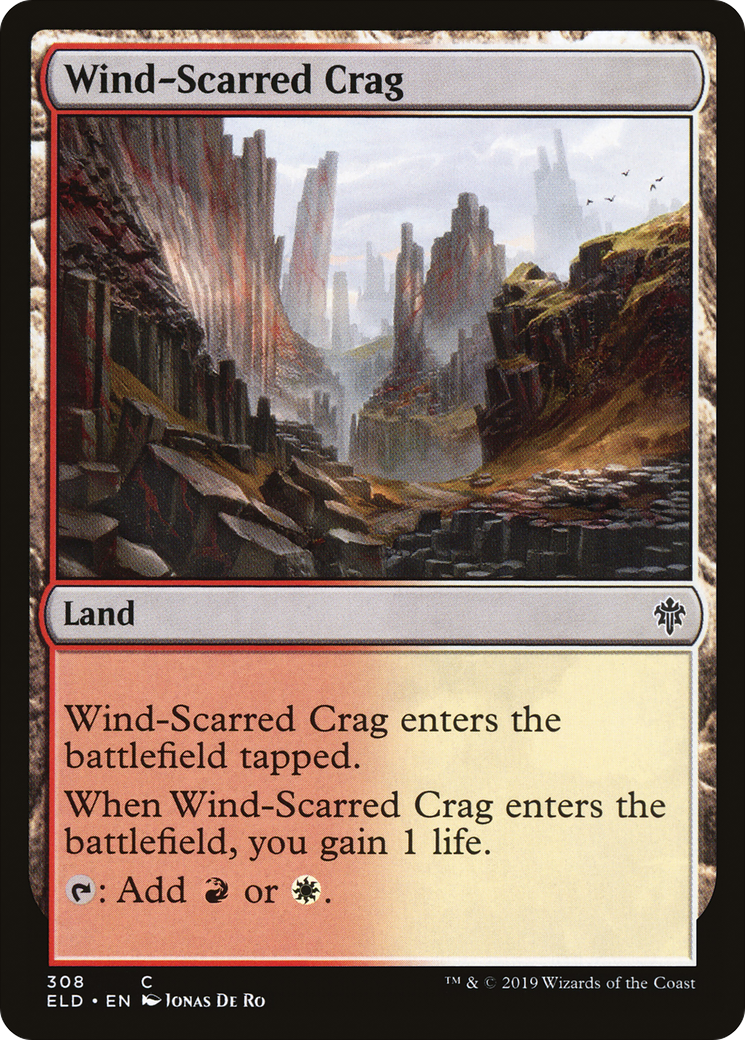 Wind-Scarred Crag (308) - Throne of Eldraine