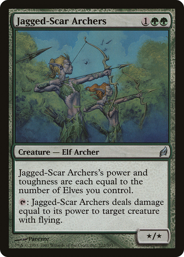Jagged-Scar Archers (222) - Lorwyn