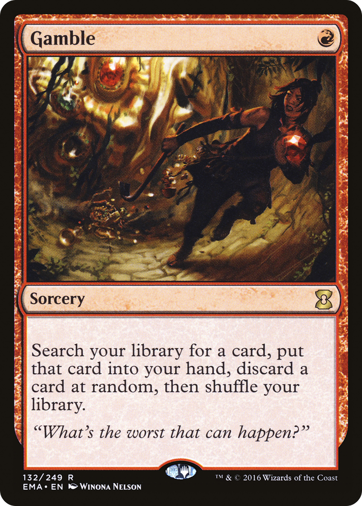 Gamble (132) Foil - Eternal Masters
