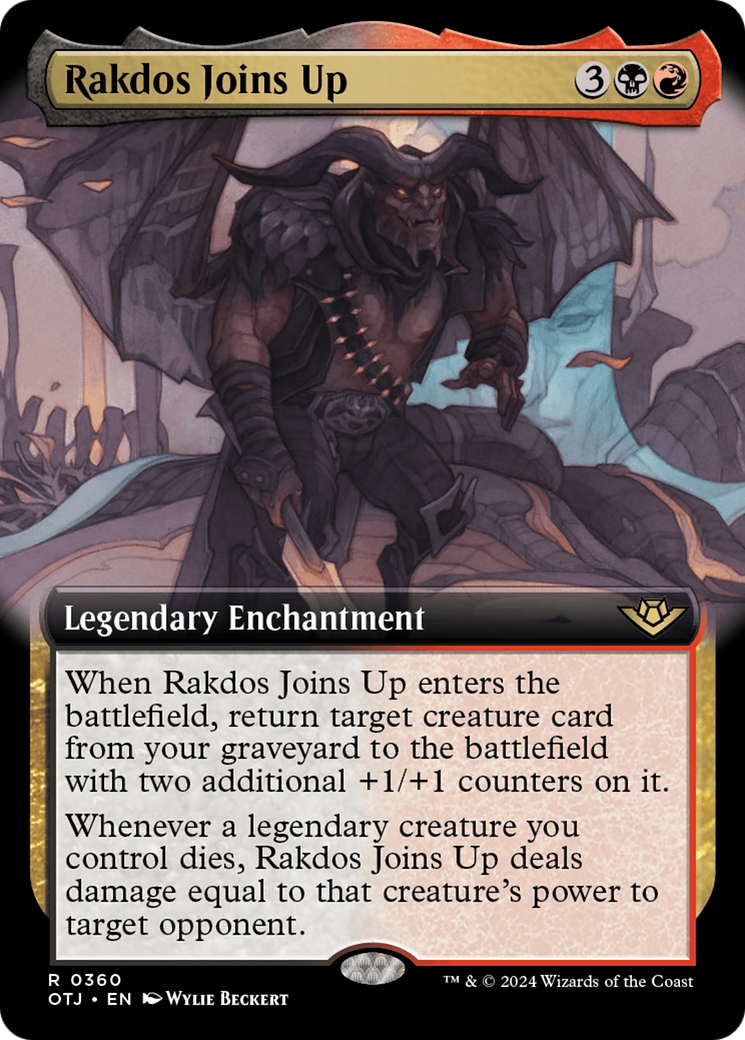 Rakdos Joins Up (Extended Art) (360) Foil - Outlaws of Thunder Junction