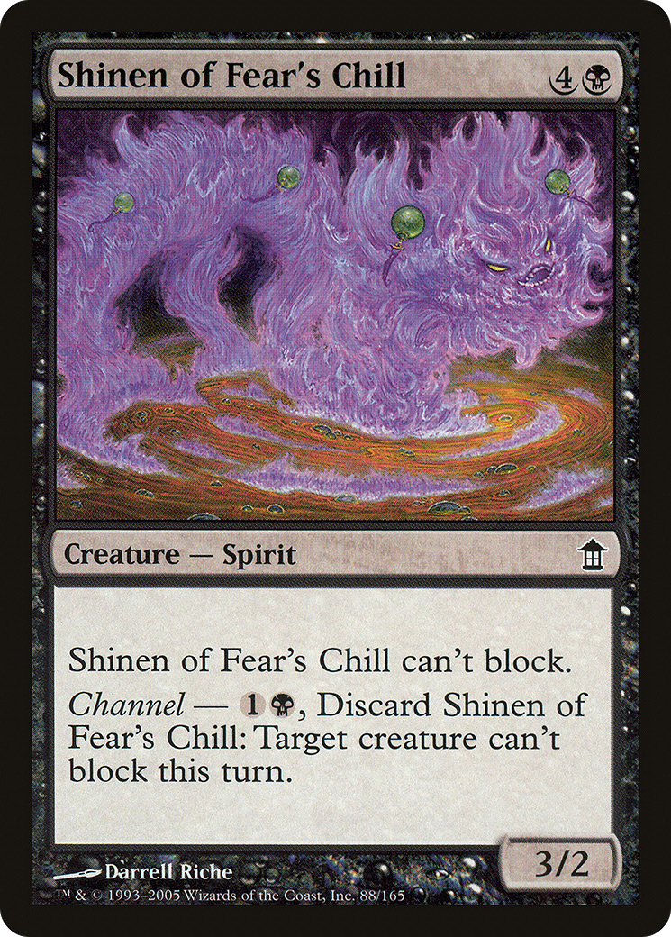 Shinen of Fear's Chill (088) Foil - Saviors of Kamigawa
