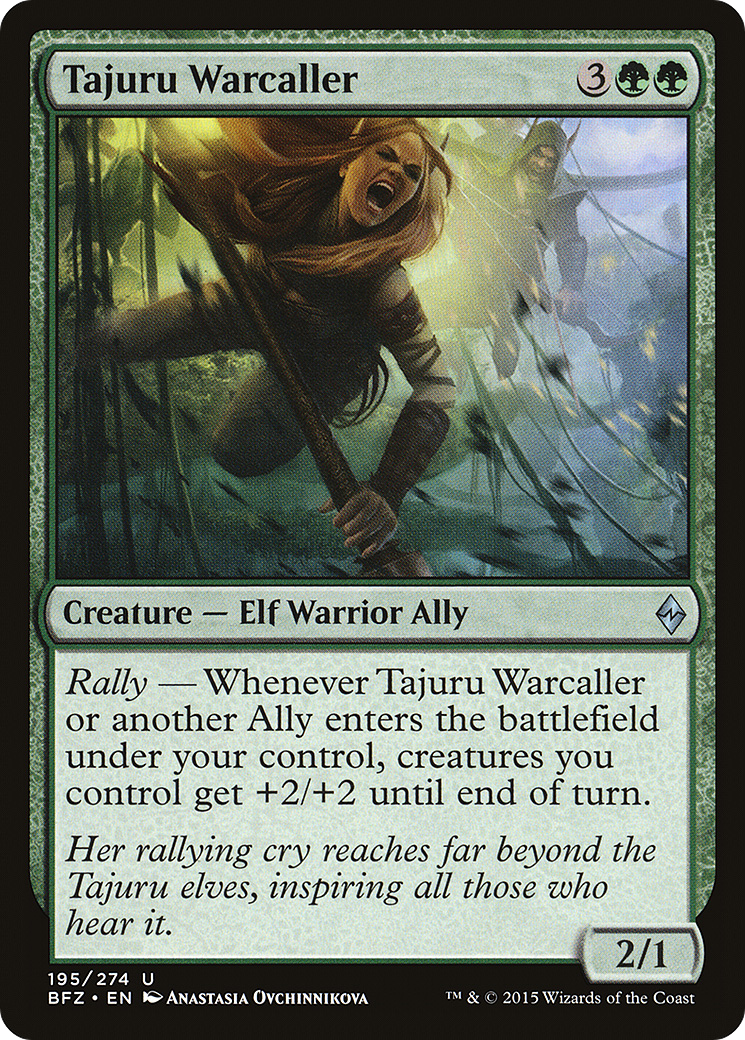Tajuru Warcaller (195) Foil - Battle for Zendikar