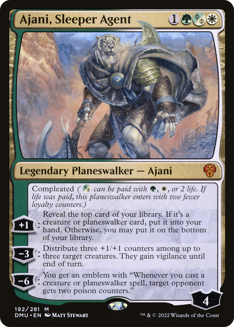 Ajani, Sleeper Agent (192) - Dominaria United