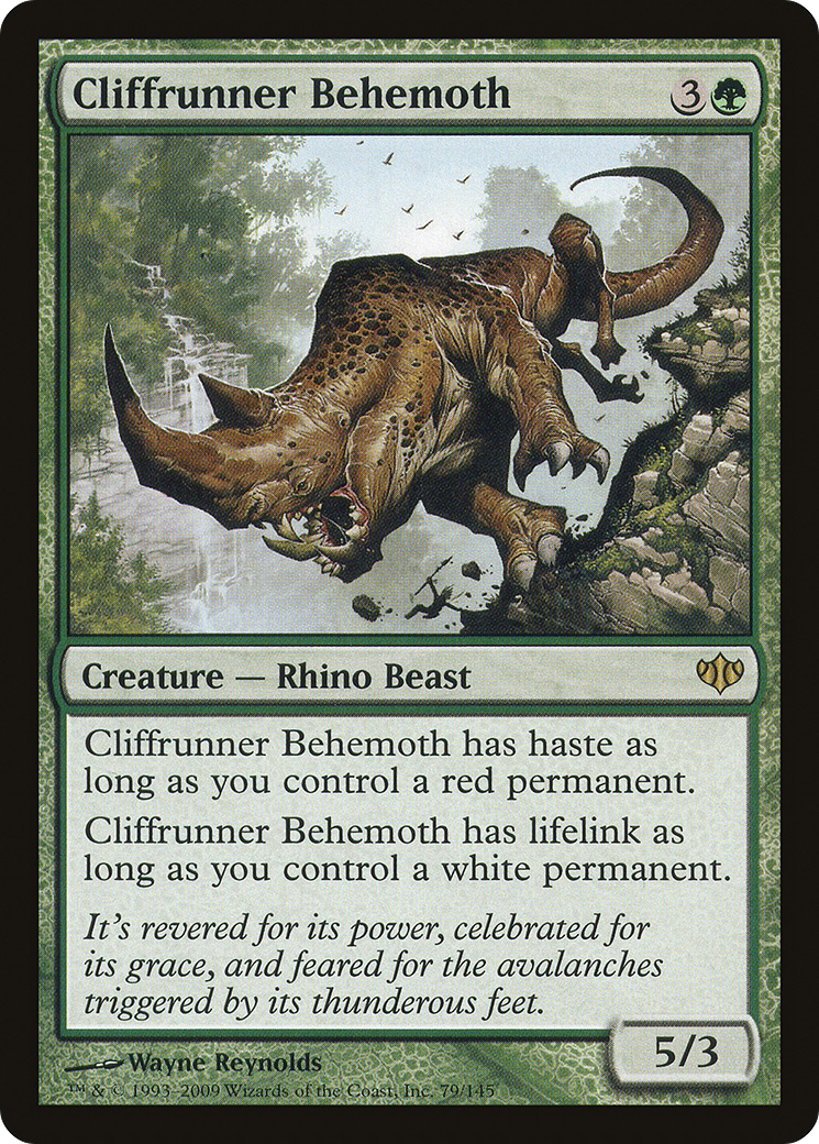Cliffrunner Behemoth (079) Foil - Conflux