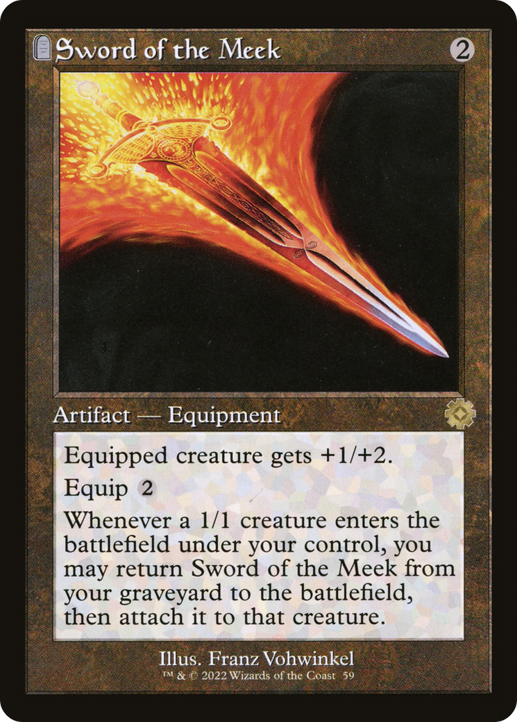 Sword of the Meek (Retro) (059) Foil - The Brothers' War Retro Artifacts