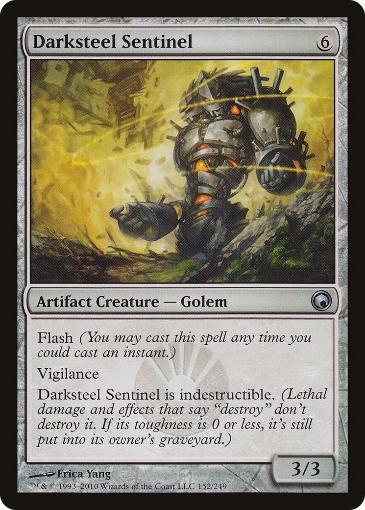 Darksteel Sentinel (152) Foil - Scars of Mirrodin