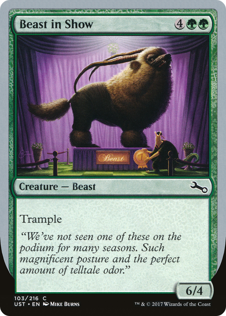Beast in Show (103b) - Unstable