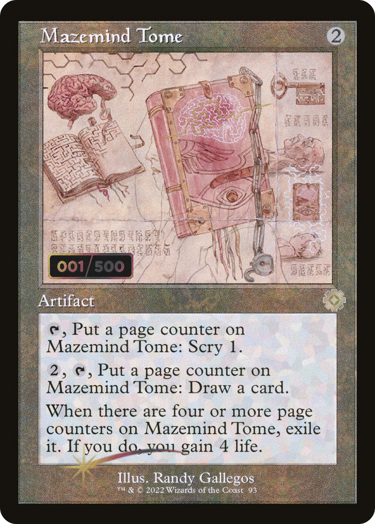 Mazemind Tome (Retro) (93z) Foil - The Brothers' War Retro Artifacts