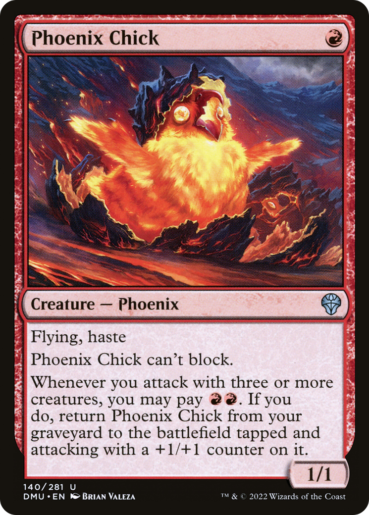 Phoenix Chick (140) Foil - Dominaria United