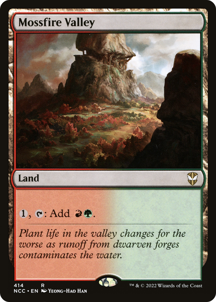 Mossfire Valley (414) - New Capenna Commander