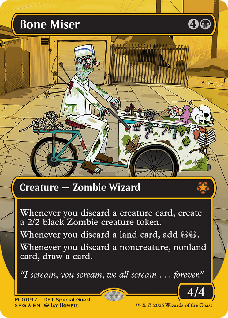 Bone Miser (Borderless) (First-Place Foil) (097) Foil - Special Guests