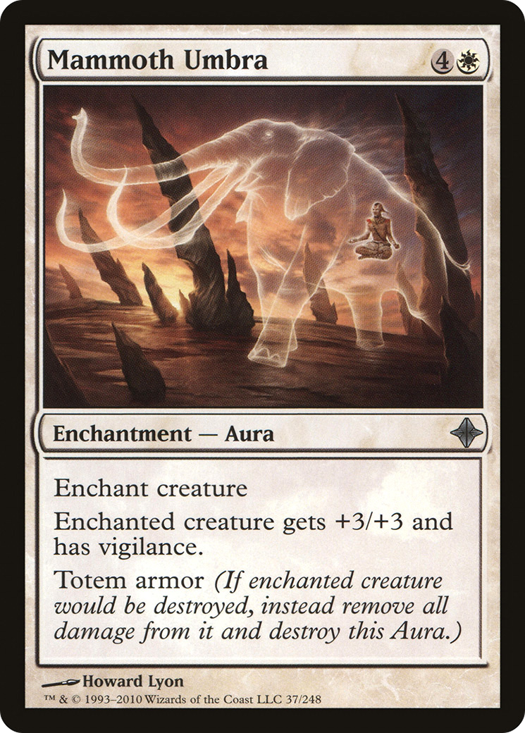 Mammoth Umbra (037) Foil - Rise of the Eldrazi