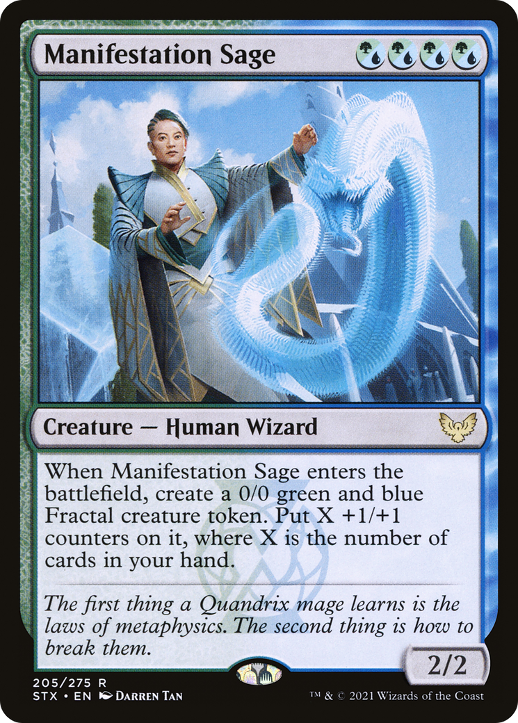 Manifestation Sage (205) Foil - Strixhaven: School of Mages