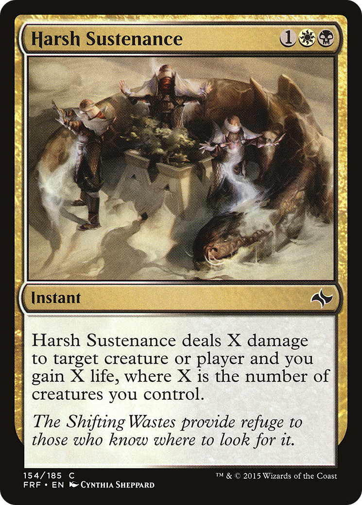 Harsh Sustenance (154) Foil - Fate Reforged