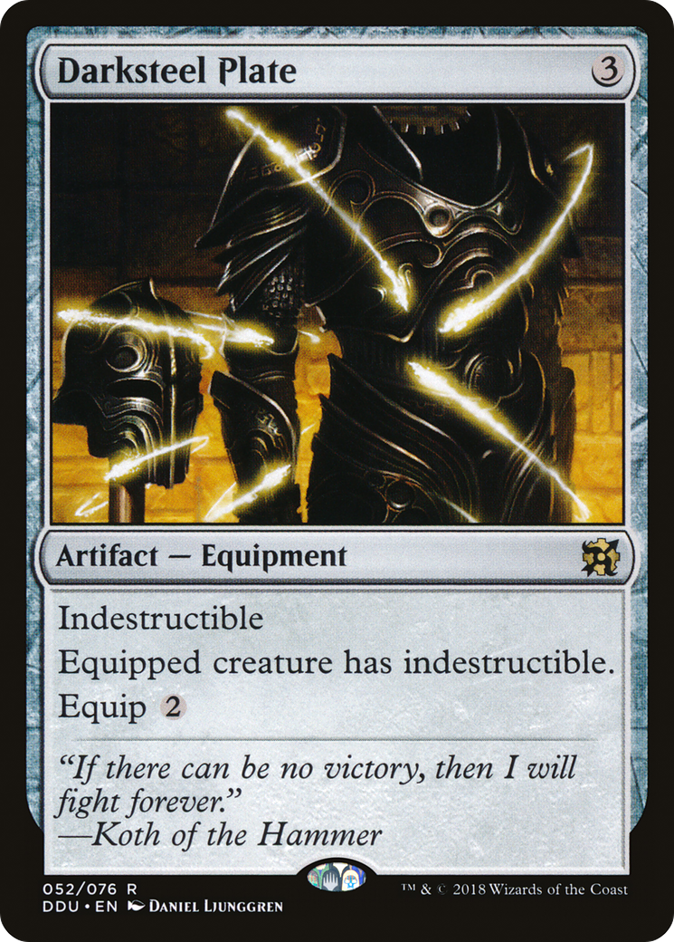 Darksteel Plate (052) - Duel Decks: Elves vs. Inventors