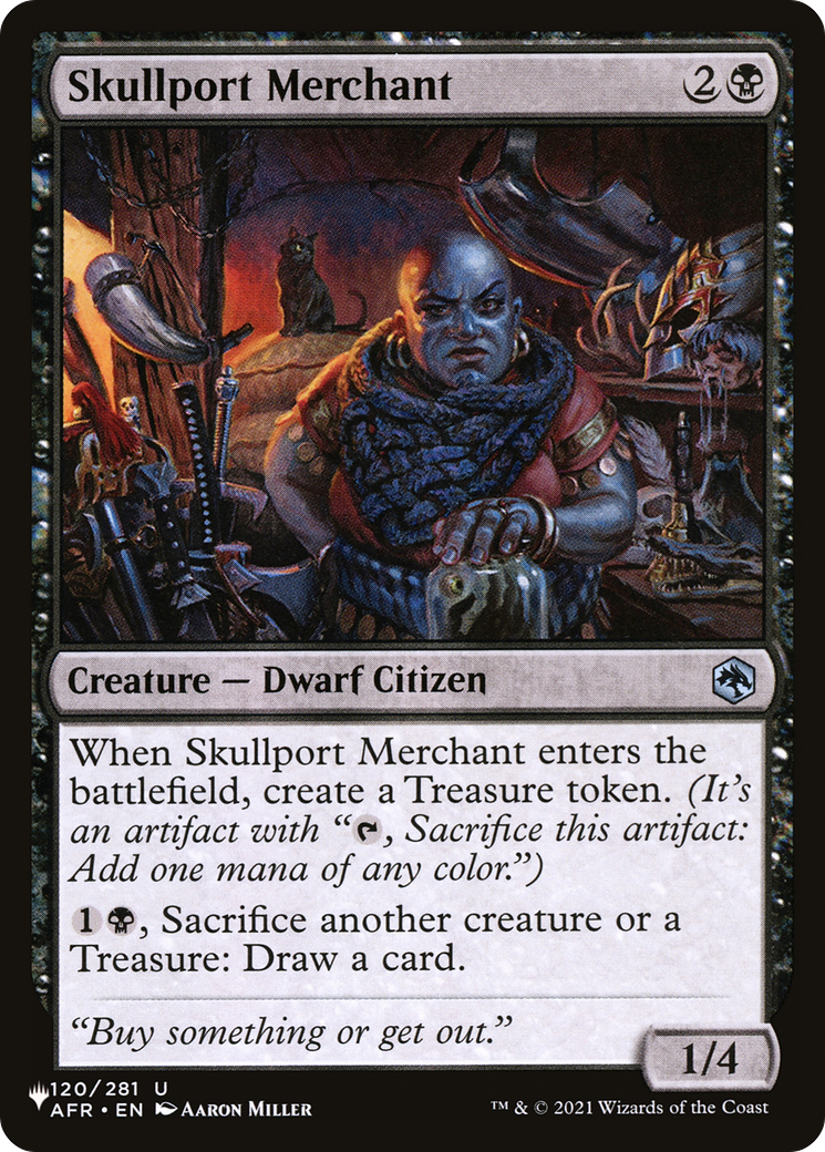 Skullport Merchant (AFR-120) - The List