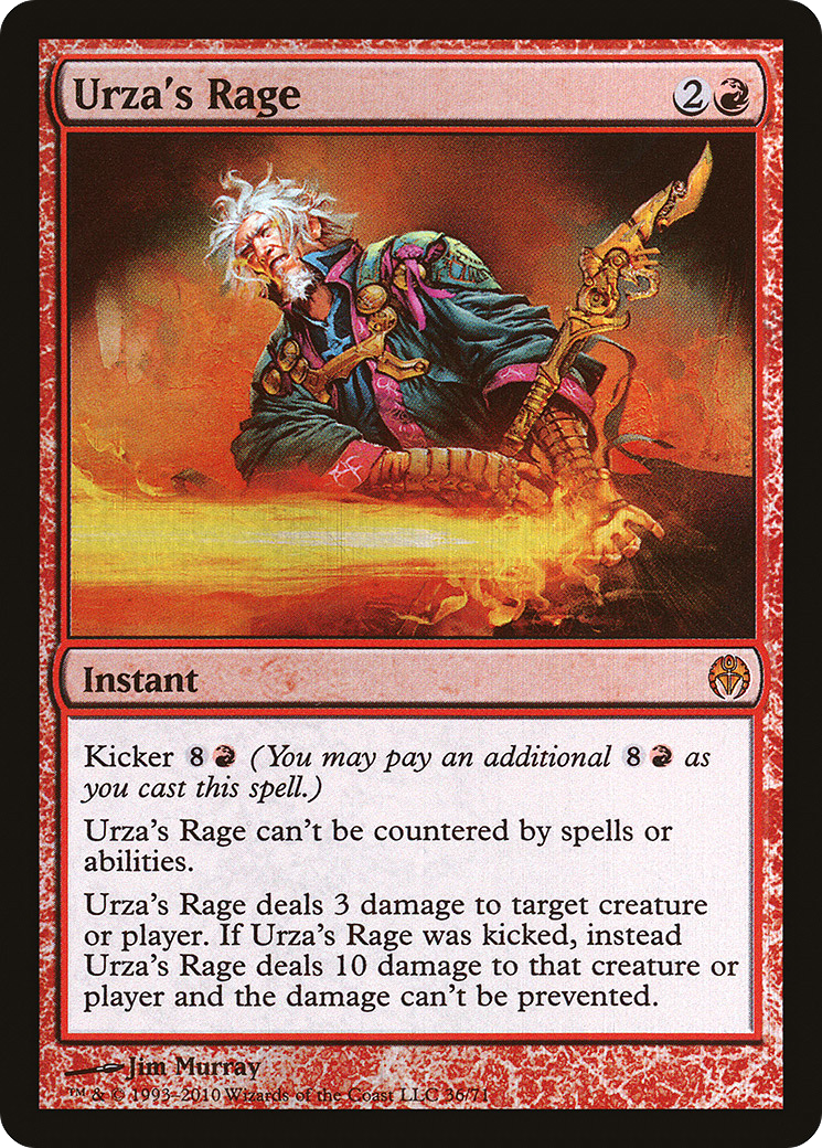 Urza's Rage (036) Foil - Duel Decks: Phyrexia vs. the Coalition