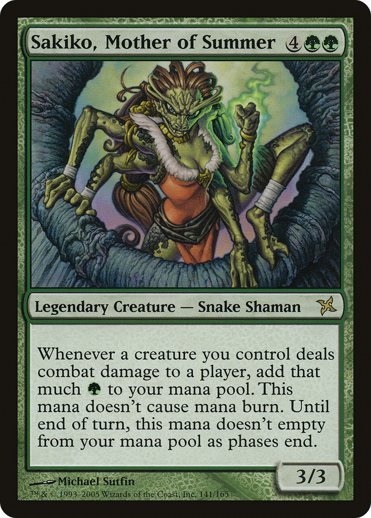 Sakiko, Mother of Summer (141) Foil - Betrayers of Kamigawa