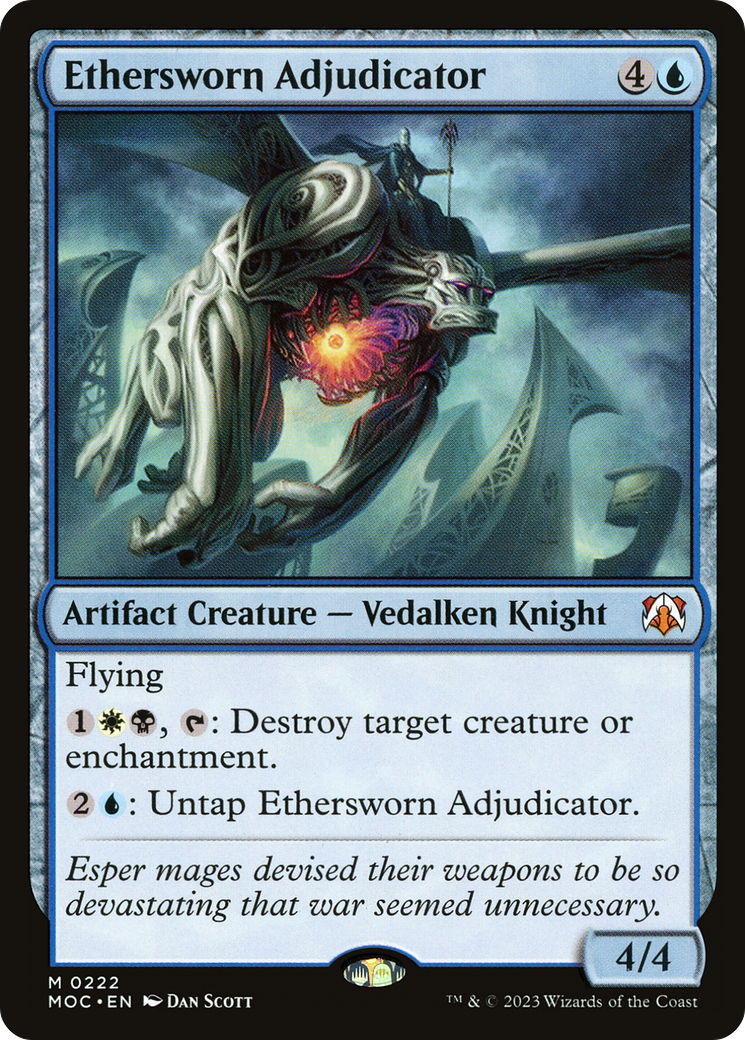 Ethersworn Adjudicator (222) - March of the Machine Commander