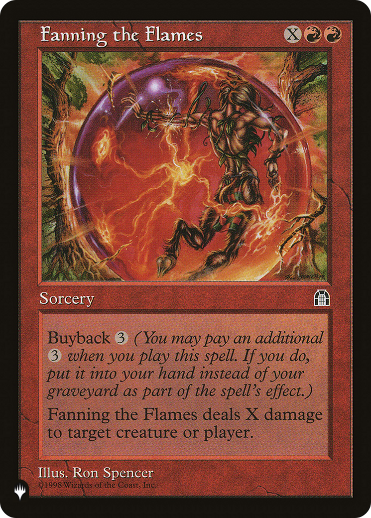Fanning the Flames (Retro) (STH-80) - The List