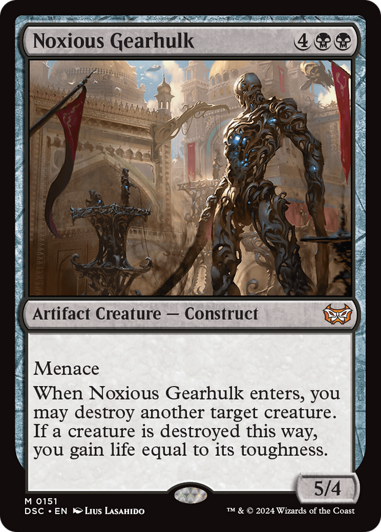 Noxious Gearhulk (151) - Duskmourn: House of Horror Commander
