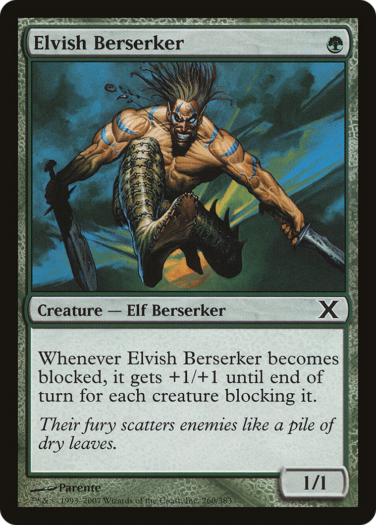 Elvish Berserker (260) - Tenth Edition