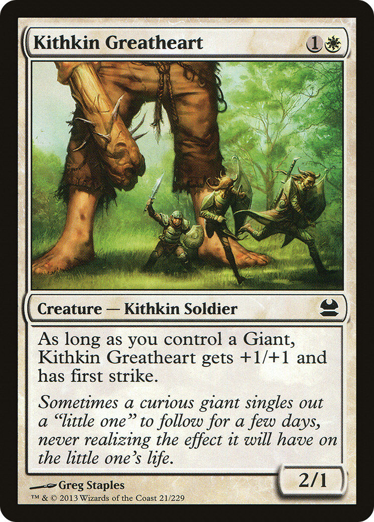 Kithkin Greatheart (021) Foil - Modern Masters
