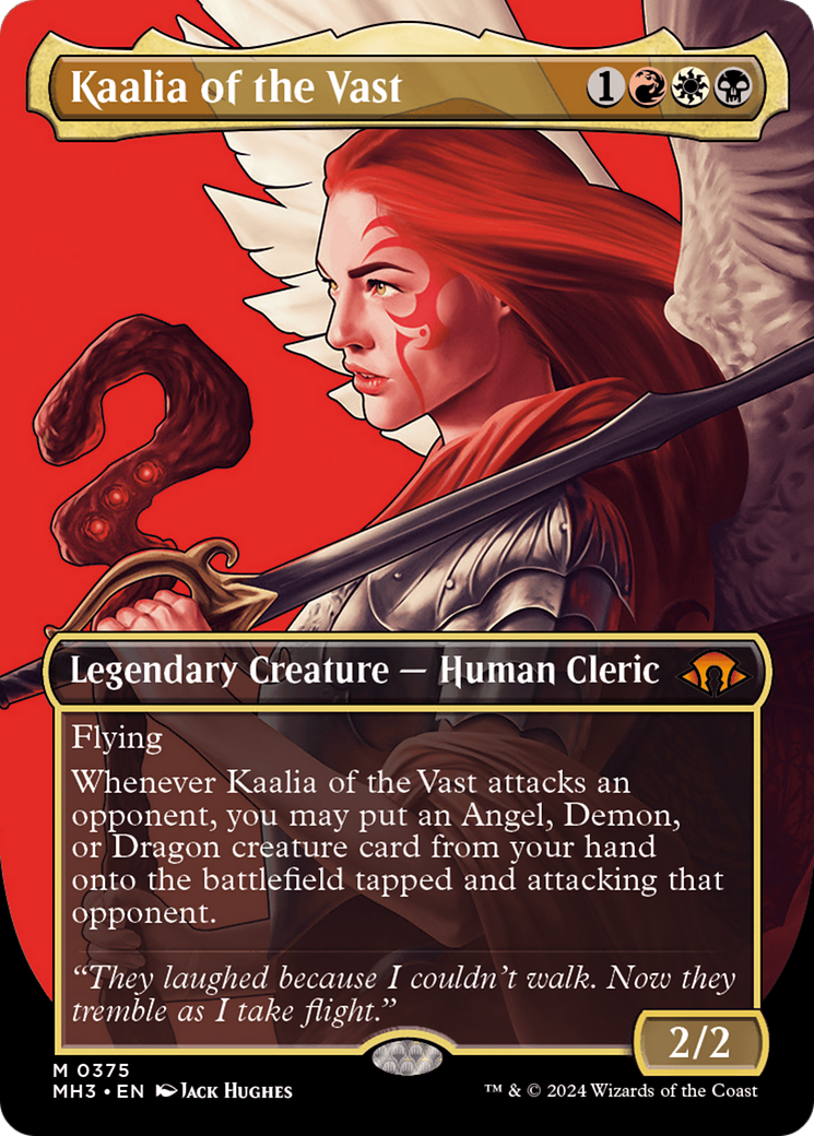 Kaalia of the Vast (Borderless) (375) Foil - Modern Horizons 3
