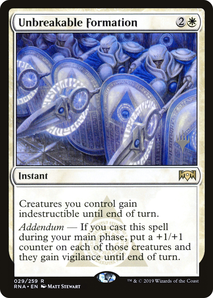 Unbreakable Formation (029) - Ravnica Allegiance Promos