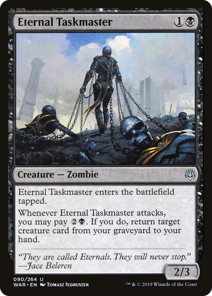 Eternal Taskmaster (090) Foil - War of the Spark
