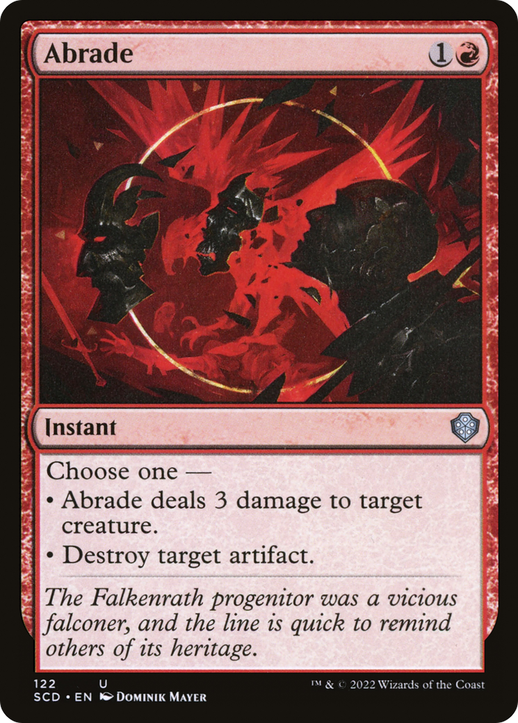 Abrade (122) - Starter Commander Decks
