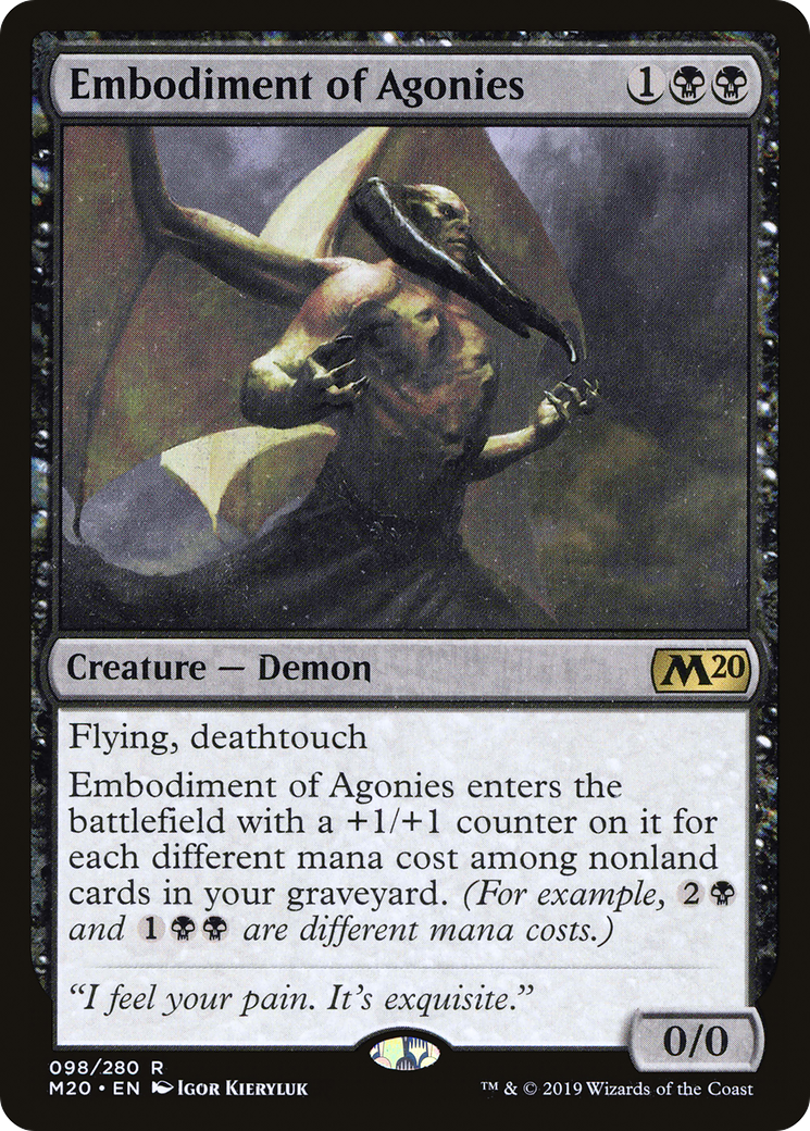 Embodiment of Agonies (098) Foil - Core Set 2020