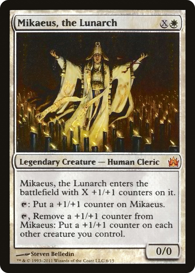 Mikaeus, the Lunarch (006) Foil - From the Vault: Legends